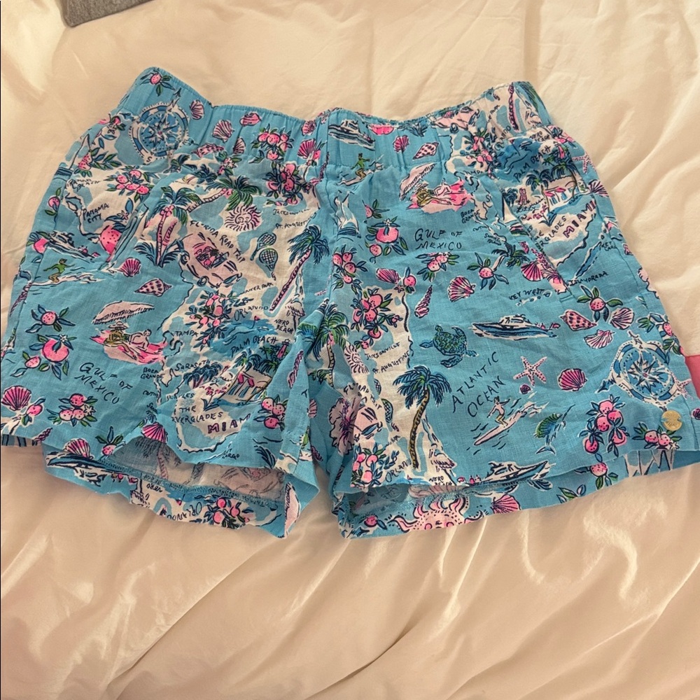 Lilly Pulitzer Lilo Linen Shorts